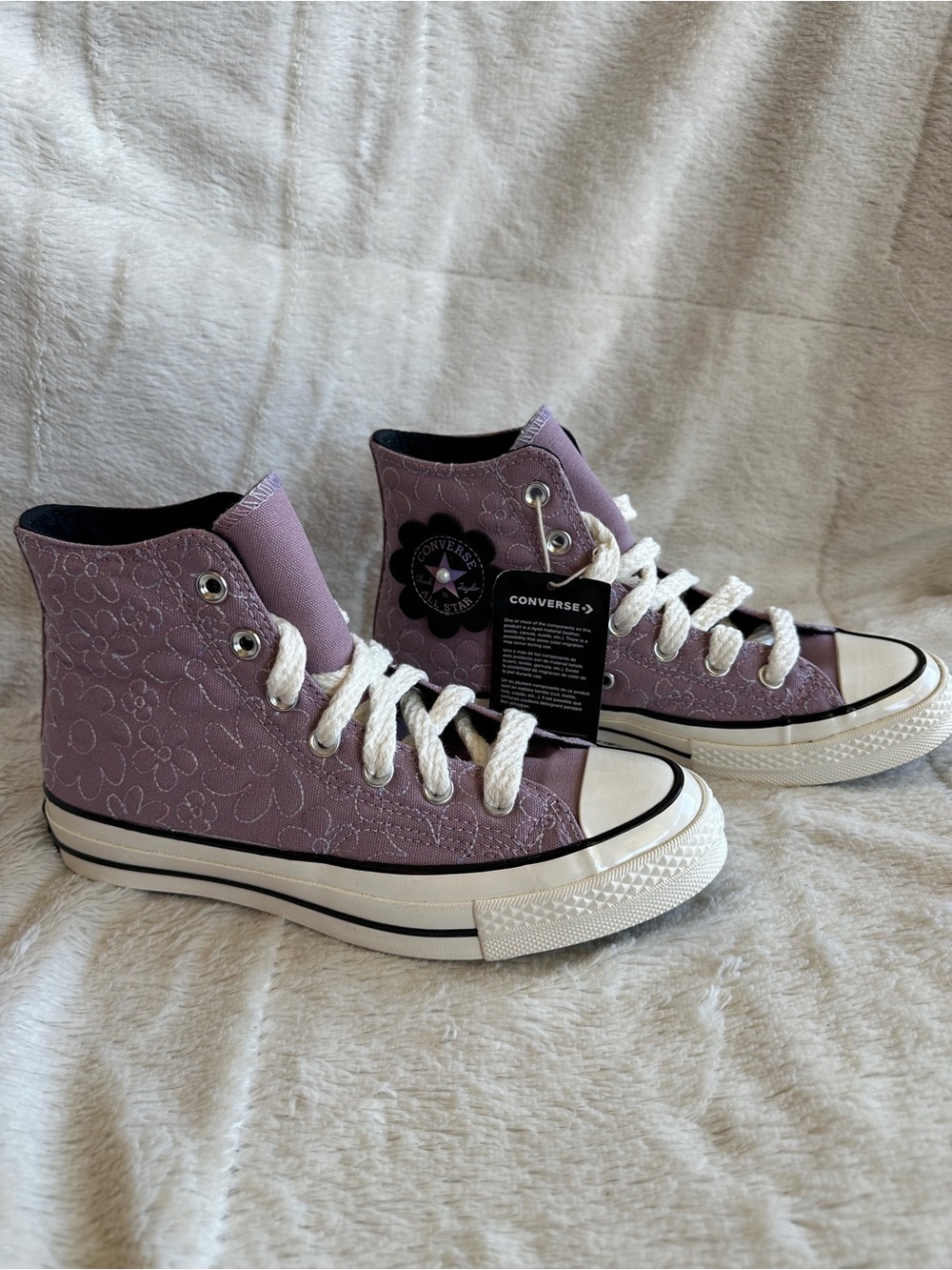 NWT Converse Chuck 70 Hi in Gradient Flowers, W8 - Picture 5 of 14